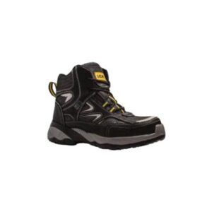 Bota de seguridad dieléctrica con banda reflejante y puntera de protección. Su suela es antiperforante y antiderrapante