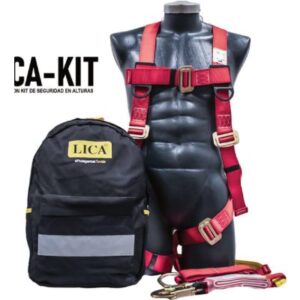 Mochila conkitdeseguridaden las alturas