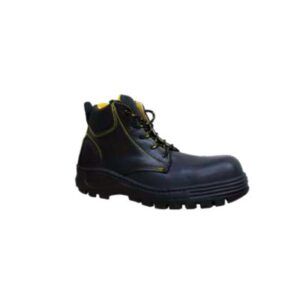 Bota de seguridad dieléctrica con puntera de protección y suela antiderrapante