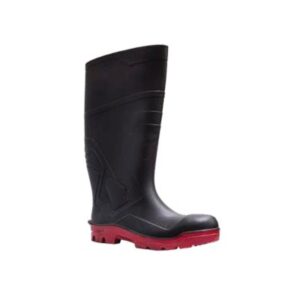 Bota de PVC con suela de nitrilo resistente a solventes y ácidos